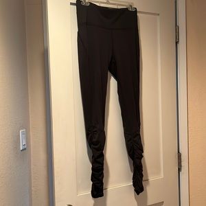 Lululemon ruched bottom soft align fabric leggings